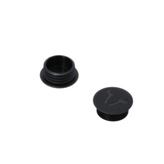 Replacement frame caps for crash bars Black. As pair.