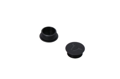 Replacement frame caps for crash bars Black As pair
