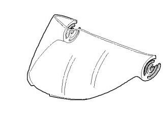 Visor Sys 4 Tinted - USED