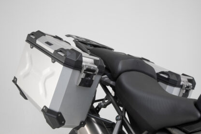 Adventure set Luggage Silver. Triumph Tiger 1200 models (11-).