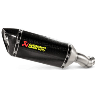 Akrapovic Slip On exhaust system Black. Kawasaki Z900 (19-).
