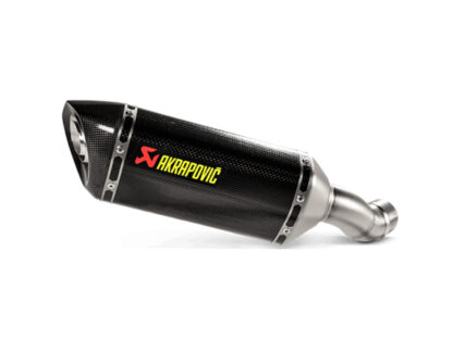 Akrapovic Slip On exhaust system Black. Kawasaki Z900 (19-).