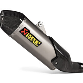Akrapovic Slip On exhaust system Silver. Ducati DesertX (22-).