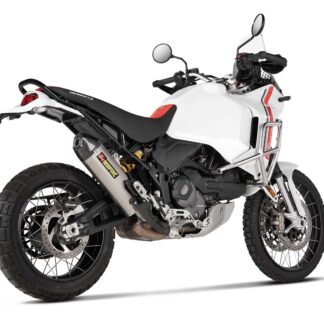 Akrapovic Slip On exhaust system Silver. Ducati DesertX (22-).