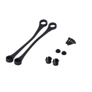 TRAX ADV replacement lid stop Black. For TRAX ADV side cases. 2 pieces.