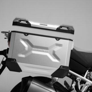 TRAX ADV M Side case. Aluminum. 37 l. Right. Silver.