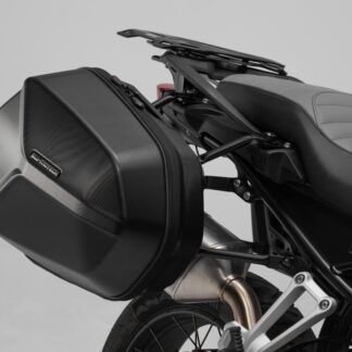 AERO ABS side case set 2x 25 l. ABS plastic. Black.