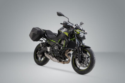 URBAN ABS side case system 2x 16.5L. Kawasaki Z650 (16-) / Ninja 650 (16-).