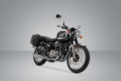 URBAN ABS side case system 2x 16,5 l. Kawasaki W800 / Street / Cafe, W650.