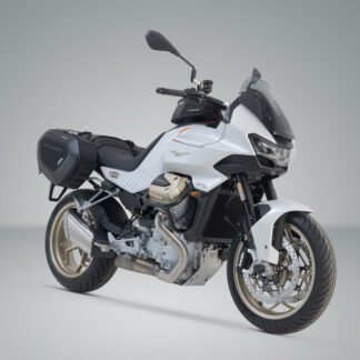 PRO BLAZE saddlebag set Black. Moto Guzzi V100 Mandello/S, Stelvio.