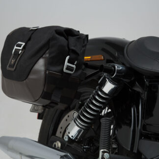 Legend Gear side bag system LC Black Edition Harley-Davidson Dyna Wide Glide (09-17).