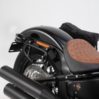 Legend Gear side bag system LC Black Edition Harley Dav. Softail Str. Bob (17-),Standard (20-).