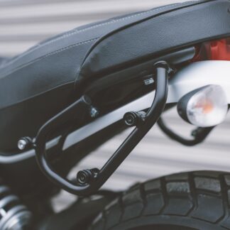 Legend Gear side bag system LC Black Edition Ducati Scrambler (14-) models.