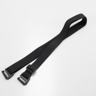 Shoulder strap SysBag Black. Width: 25 mm. 1400 mm long.