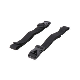 2 lashing straps Black. For Drybag 80.