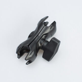 Pivoted socket arm Black. 2.2 Inch / 5.5 cm.