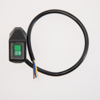 EVO fog light switch for cockpit For fog lights. Bright green.