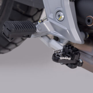 Extension for brake pedal Black. Duc. Multistrada V4, Hon. XL750 Transalp.