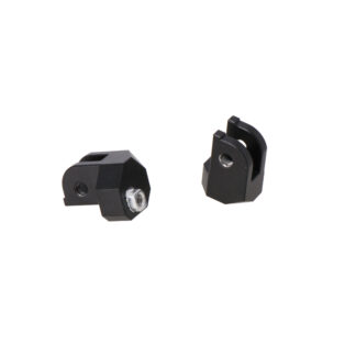 Mounting kit for ION footrest Black. Honda XL650V / XL700V, Moto Mori. X Cape.