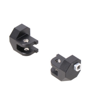 Mounting kit for ION footrest Black. Honda / BMW / Triumph / Voge models.