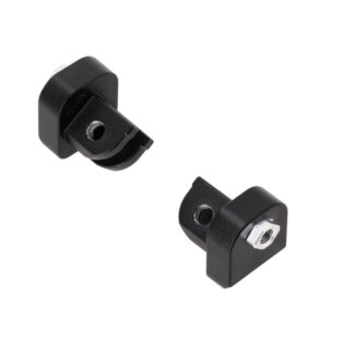 Mounting kit for ION footrest Black. Aprilia, BMW, Suzuki models.