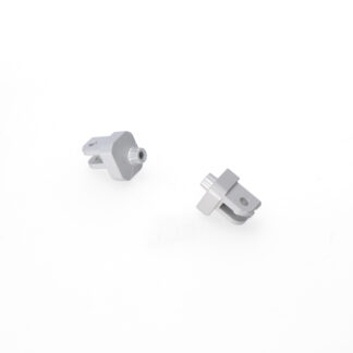 Mounting kit for EVO footrests Silver Yamaha Tracer 9 (20-)