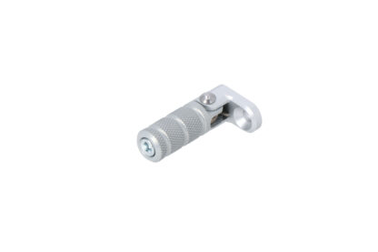 Gear lever tread Silver Knurled incl extension