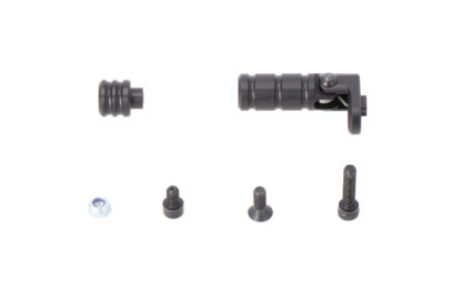 Gear lever tread Black Smooth incl extension