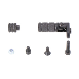 Gear lever tread Black. Knurled. Incl. extension.