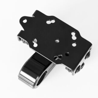 GPS mount with handlebar clamp For Ø 22 mm handlebar. Vibration-damped. Black.