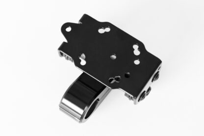 GPS mount with handlebar clamp For e 22 mm handlebar Vibration-damped Black