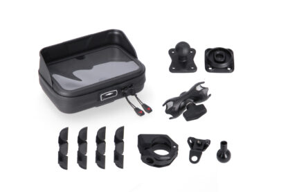 Universal GPS mount kit with T-Lock Smartphone Incl 2" socket arm, for handlebar/mirror thread