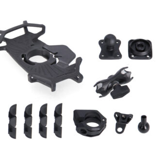 Universal GPS mount kit with T-Lock Smartphone Incl. 2" socket arm, for handlebar/mirror thread