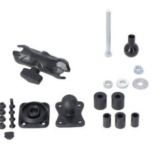 GPS mount kit for head tube with T-Lock For e 12,5-25 mm 1" ball, socket arm, T-Lock