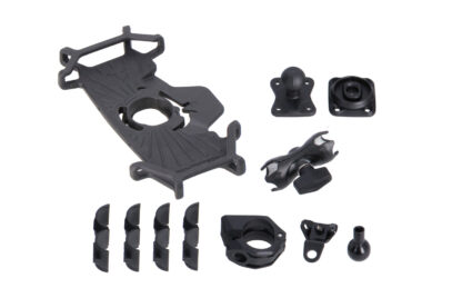 Universal GPS mount kit with T-Lock Smartphone big Incl 2" socket arm, for handlebar/mirror thread