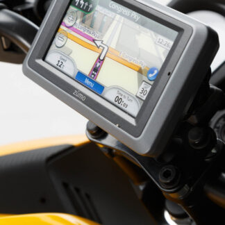 GPS mount for handlebar Black BMW / Honda / Suzuki models