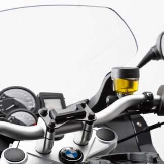 GPS mount for handlebar Black Shock absorbent