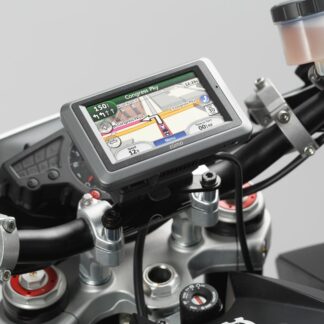 GPS mount for handlebar Black. Shock absorbent.
