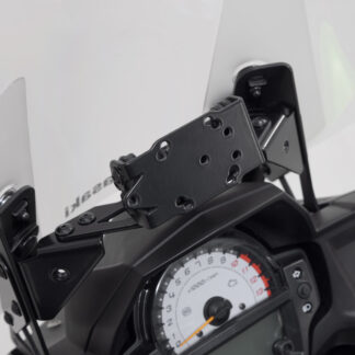 GPS mount for cockpit Black. Kawasaki Versys 650 (14-21).