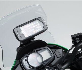 GPS mount for cockpit Black. Kawasaki Versys-X300 ABS (16-).