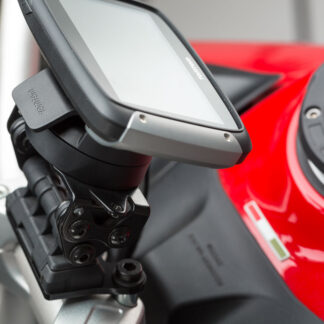 GPS mount for handlebar Black. Ducati Multistrada 1200/ 950/ 1260/ V2.
