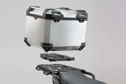 TRAX ADV top case system Silver. Triumph Sprint ST 1050 / Tiger 1050 SE.