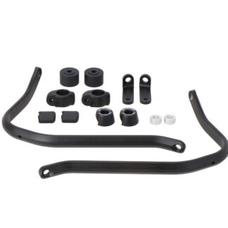 Handguard mounting kit Black. Honda NC models (11-), Suzuki models.
