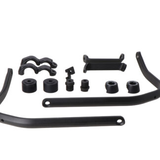 Handguard mounting kit Black. Honda CRF1000L/AS, CRF1100L/AS, X-ADV.