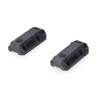 BLAZE saddlebag mounting set With base and plug. No supports. Black.
