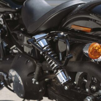 SLC side carrier left Harley Dyna models (09-17).