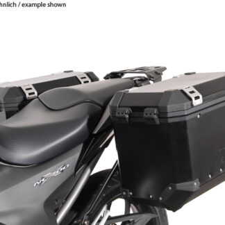 EVO side carriers Black. Honda NC700S/X (11-14),NC750S/X (14-15).