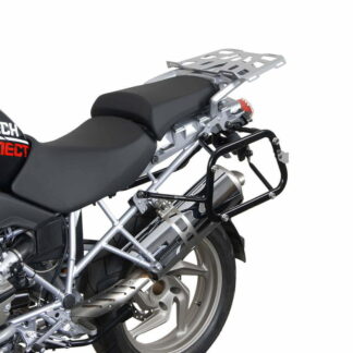 EVO side carriers Black. BMW R1200GS (04-12) / Adv (06-13).