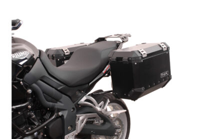 EVO side carriers Black Triumph Tiger 1050 (06-12)