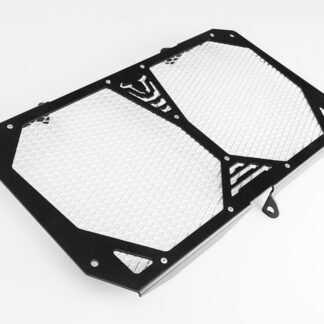 Radiator guard Black/silver. Kawasaki Versys 1000 (12-18).